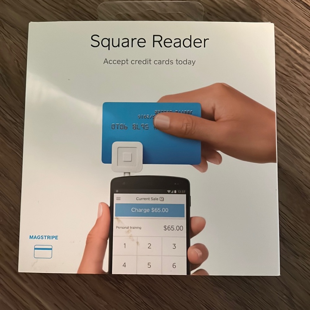 Brand new never used square reader.